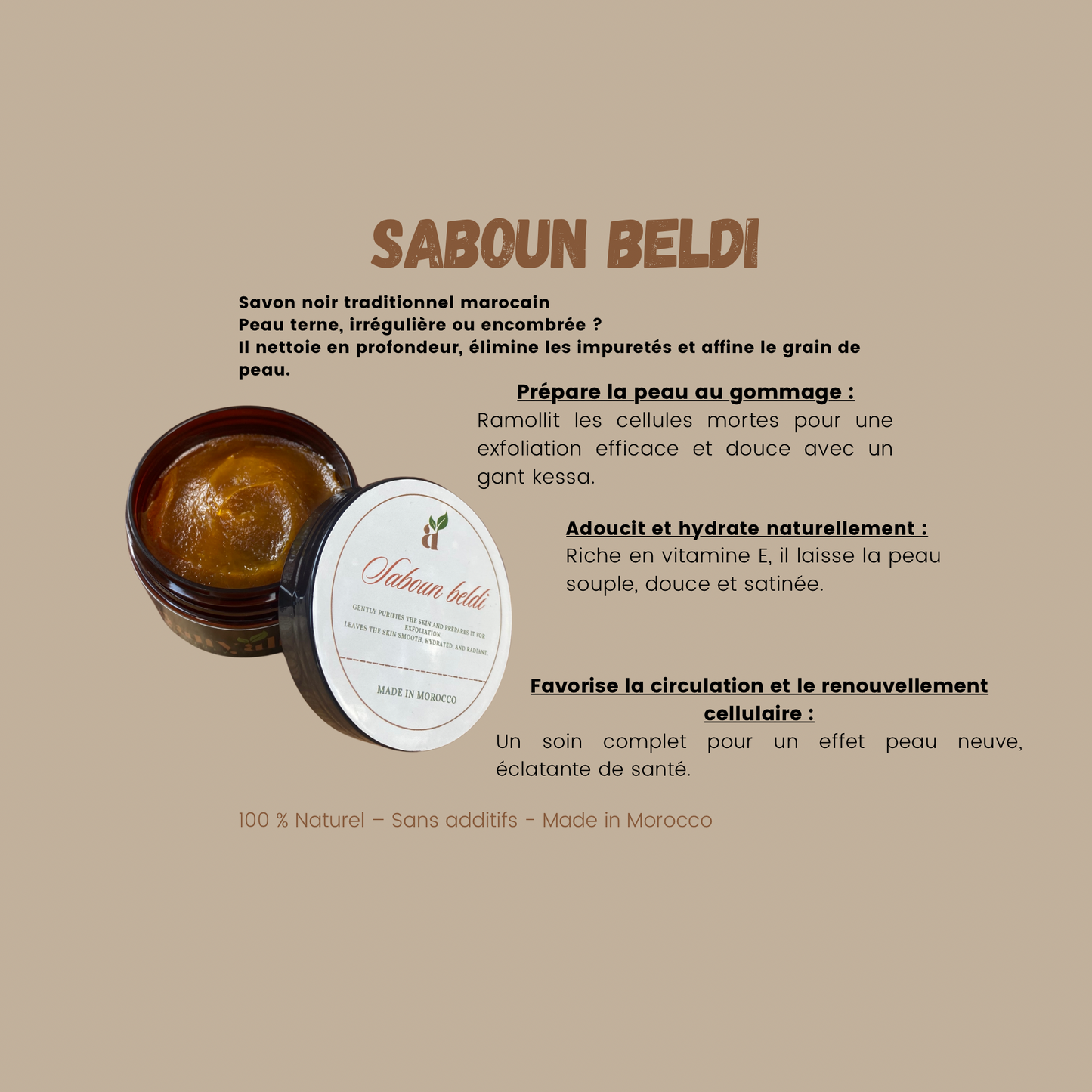 BLACK BELDI SOAP